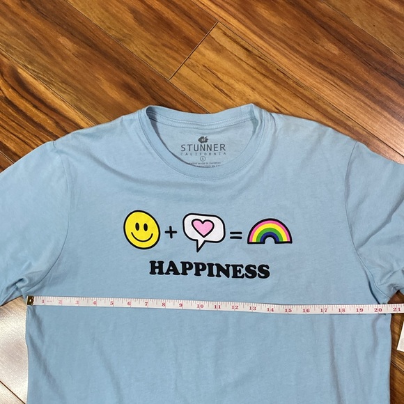 Stunner California blue short sleeved tee, size large, NWT. - Picture 4 of 9